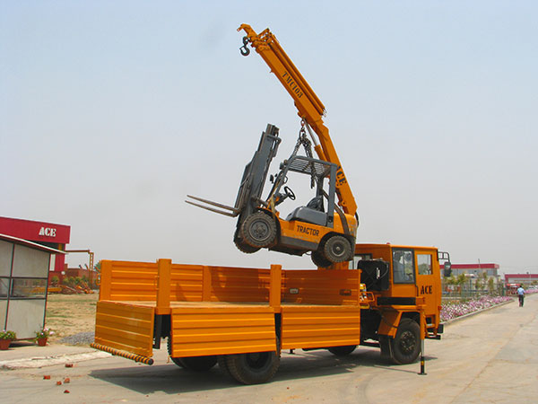 ACE Articulated Knuckle Boom Crane Hoisting Tool for Lifting Heavy Loads