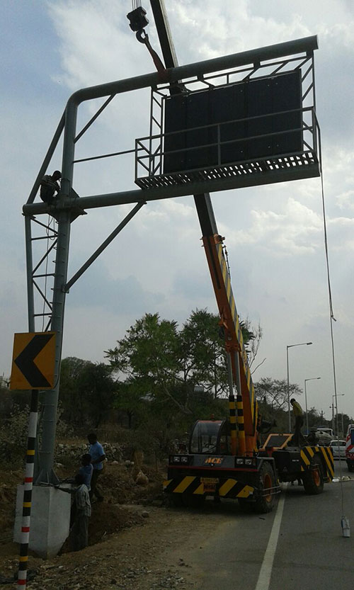 ACE Crane Company Working for NHAI Construction Projects and Infrastructural Development- Model FX 230