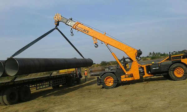 ACE Heavy Duty Hydraulic Crane Lifting Steel Pipe for Construction Work- Model FX 230