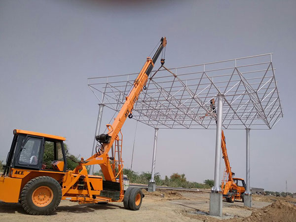 ACE Overhead Mobile Cranes for Construction and Roofing at Height