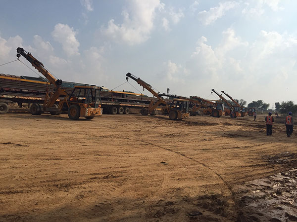 ACE Pick and Carry Loader Cranes for Handling Heavy Construction Items- 12 Tons Capacity