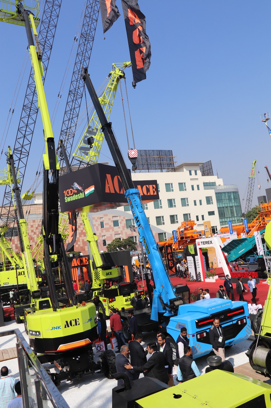 India's 1st Electric Crane F150ev